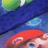 Nintendo Super Mario bedding set single blue, imported from the UK
