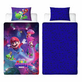 Nintendo Super Mario bedding set single blue, imported from the UK