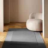 Argos Habitat Simple Border Grey Wool Cut Pile Rug - 120x170cm- Buy online at McGrocer
