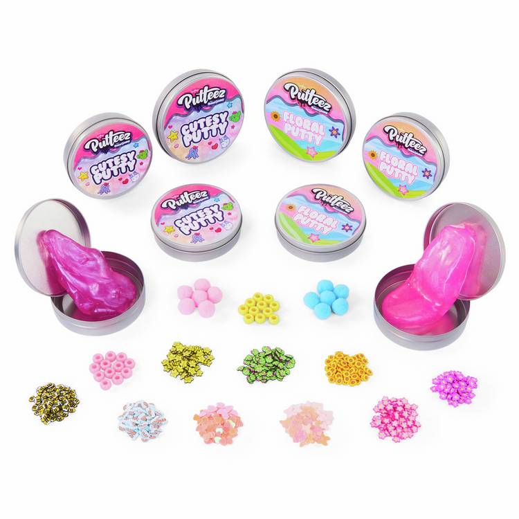Putteez Flowers Creation Set sensory putty toy, UK version