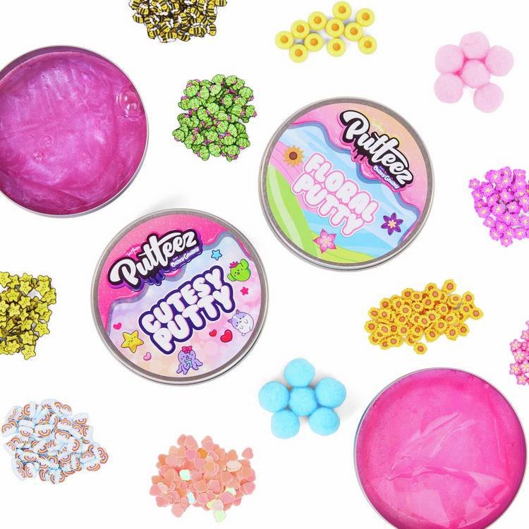 Putteez Flowers Creation Set sensory putty toy, UK version