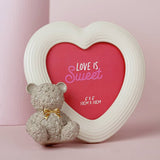 Widdop Love Is Sweet Baby Bear photo frame 4x4 inch, UK version