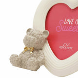Widdop Love Is Sweet Baby Bear photo frame 4x4 inch, UK version