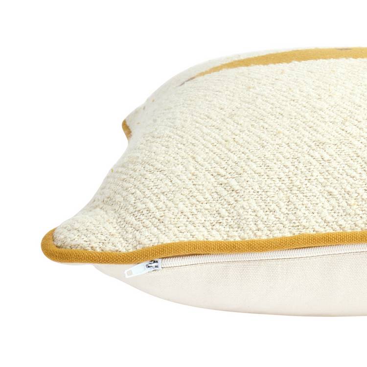 Habitat x Scion Mr Fox boucle cushion cream 30x60cm - British product