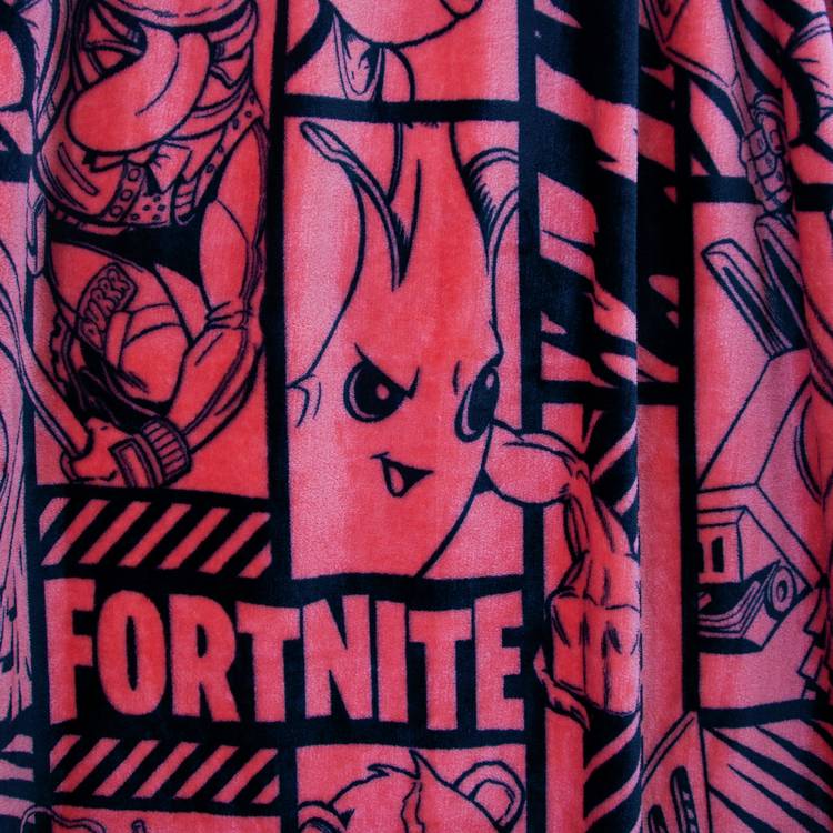 Fortnite fleece throw 150x100cm red, UK version