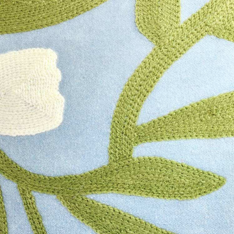 Habitat x Scion Odette crewel embroidery cushion 40x55cm (British brand)