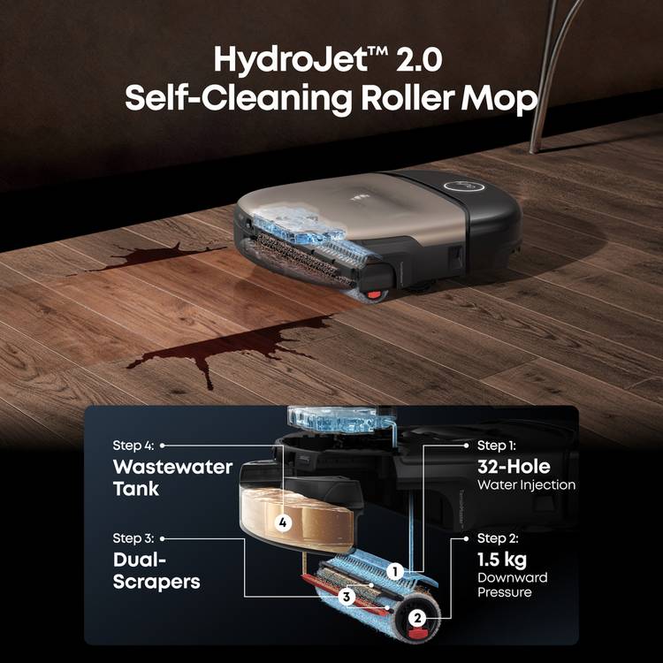 eufy Omni S2 robot vacuum cleaner - British product