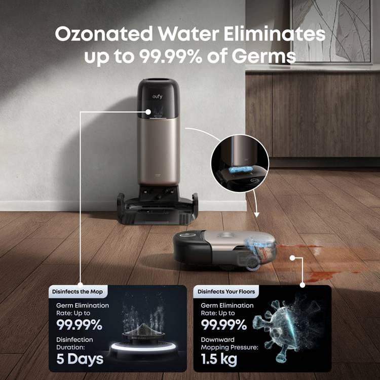 eufy Omni S2 robot vacuum cleaner - British product