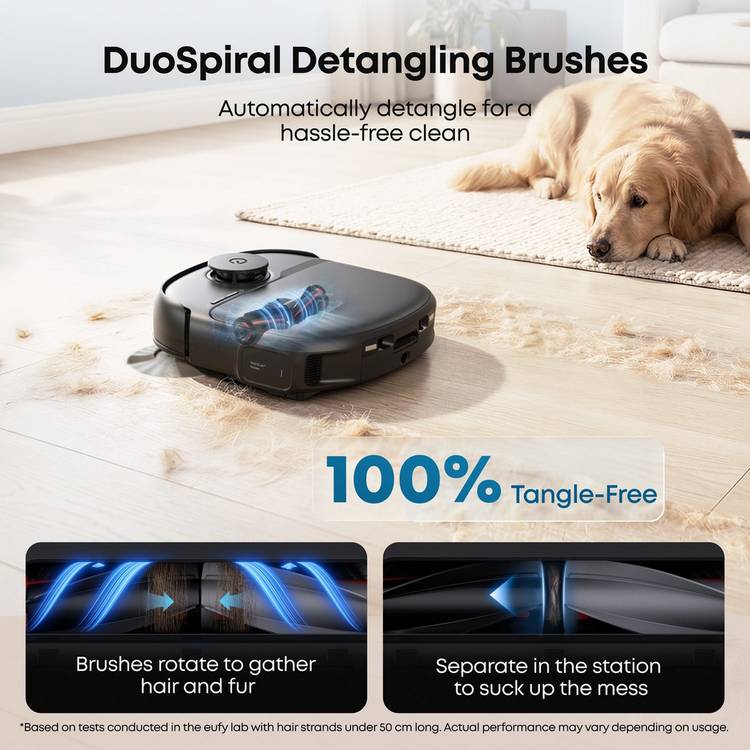 Eufy Omni C28A robot vacuum and mop with accessory kit, imported from the UK