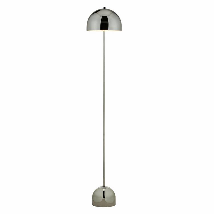 Searchlight Mushroom Port chrome LED floor lamp, imported from the UK