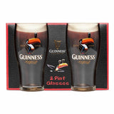 Guinness Toucan pint beer glass set pack of 2, imported from the UK