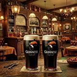 Guinness Toucan pint beer glass set pack of 2, imported from the UK