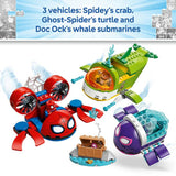 LEGO Marvel Spidey underwater vehicles building set 154 pieces (British brand)