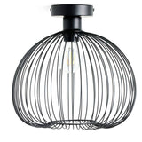 Argos Home Nyx flush ceiling light black 30cm, UK version