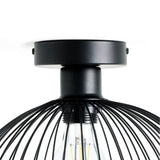 Argos Home Nyx flush ceiling light black 30cm, UK version