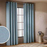 Argos Habitat With Linen Blackout Eyelet Curtain Country Blue 117x137cm- Buy online at McGrocer