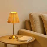 Argos Searchlight Rattan Rechargeable LED Table Lamp Natural- Buy online at McGrocer