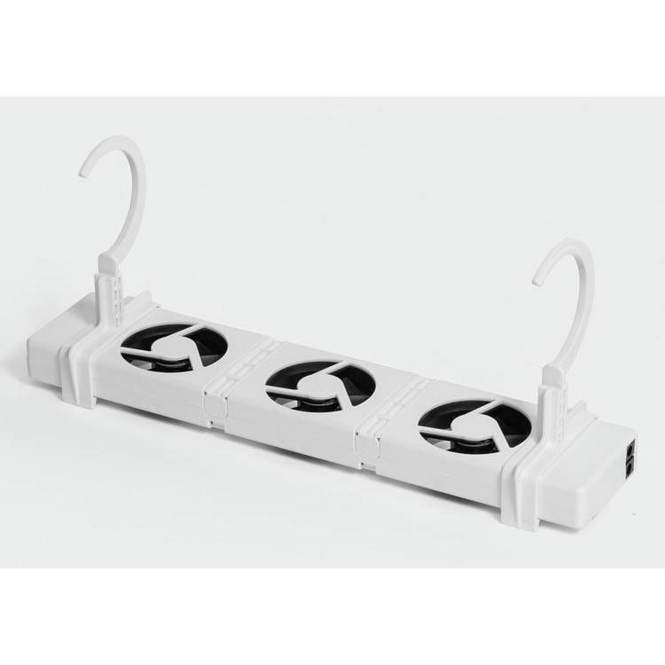 SpeedComfort cast iron radiator fan duo set white - British product