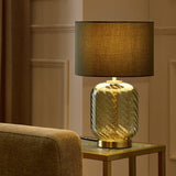 Argos Argos Home Swirl Glass Table Lamp - Green- Buy online at McGrocer