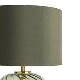 Argos Home green glass table lamp, UK version