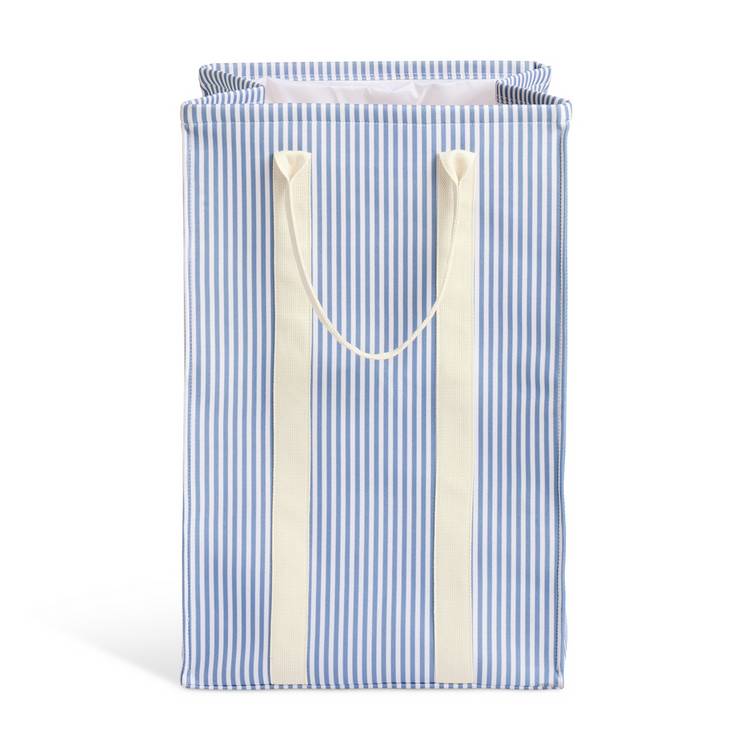 Argos Home coastal stripe laundry bag 70L (British brand)