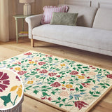 Argos Home country floral cream wool rug 120x170cm, UK version