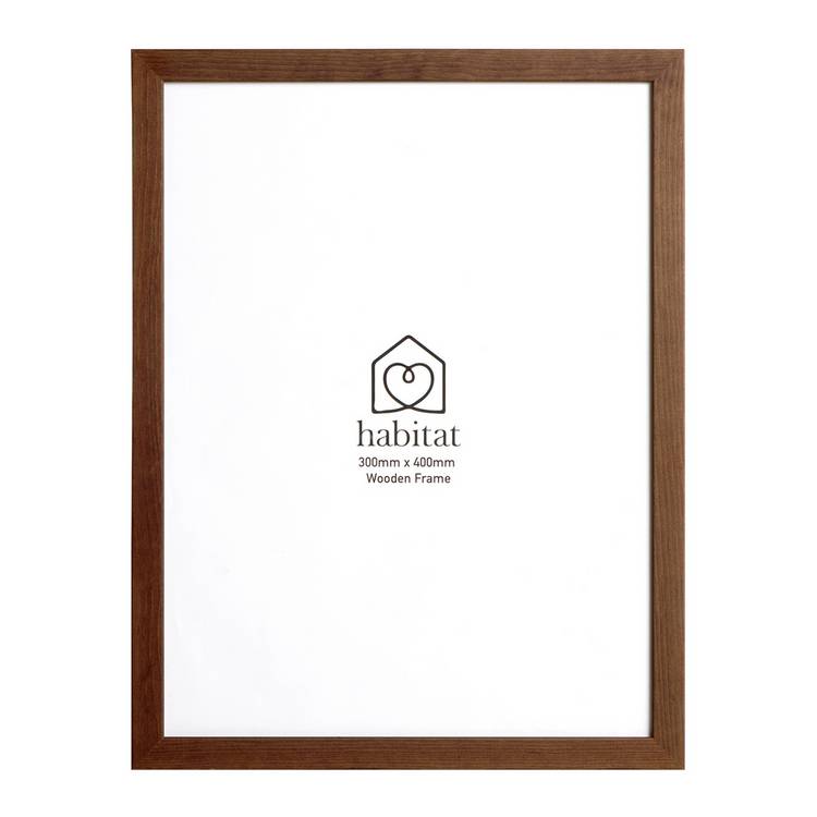 Habitat walnut Ontario picture frame 30x40cm (British brand)
