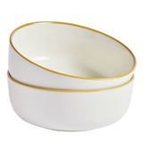 Argos Home mustard rim dinner set 12 piece, imported from the UK