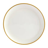 Argos Home mustard rim dinner set 12 piece, imported from the UK
