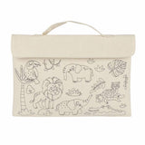 Chad Valley activity bag jungle set with colouring book stickers, imported from the UK
