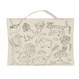 Chad Valley activity bag jungle set with colouring book stickers, imported from the UK