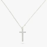 Revere sterling silver cross pendant necklace 46cm, UK version