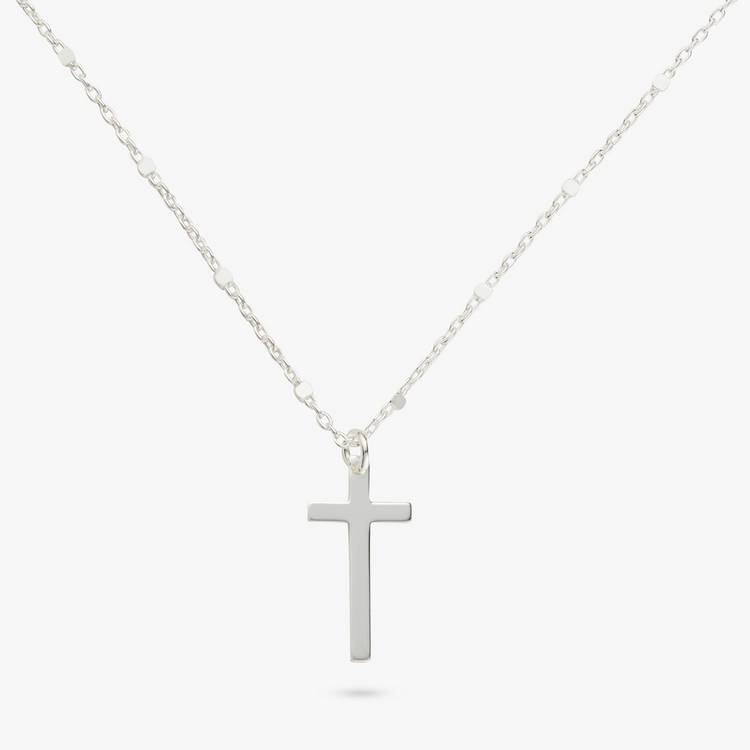 Revere sterling silver cross pendant necklace 46cm, UK version