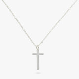 Revere sterling silver cross pendant necklace 46cm, UK version