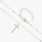 Revere sterling silver cross pendant necklace 46cm, UK version
