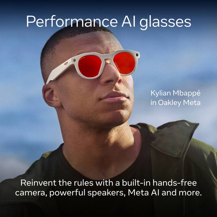Oakley smart glasses Warm Grey Prizm Ruby Lenses (British brand)