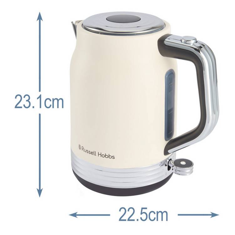 Russell Hobbs Hanley kettle Jasmine White, UK version