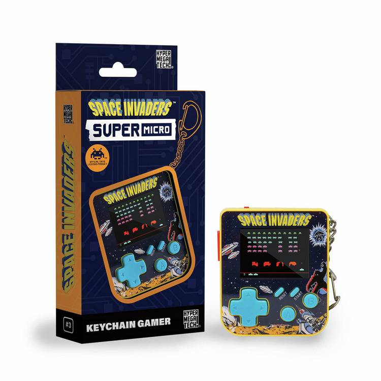TAITO keychain gamer Space Invaders edition, imported from the UK