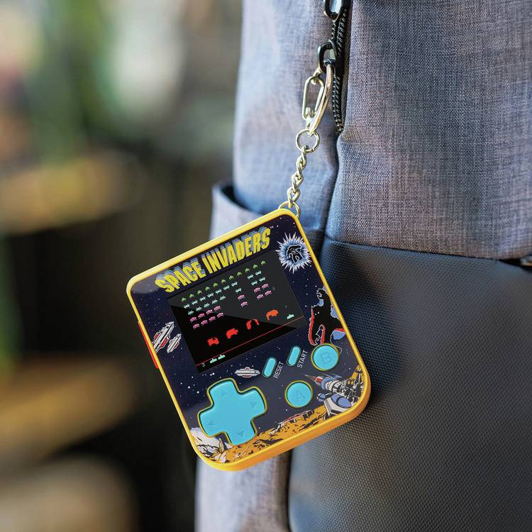 TAITO keychain gamer Space Invaders edition, imported from the UK
