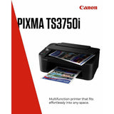 Canon PIXMA TS3750i wireless inkjet printer black, UK version