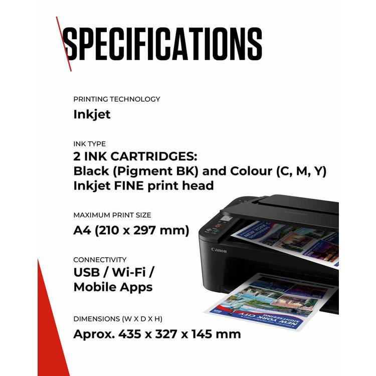 Canon PIXMA TS3750i wireless inkjet printer black, UK version