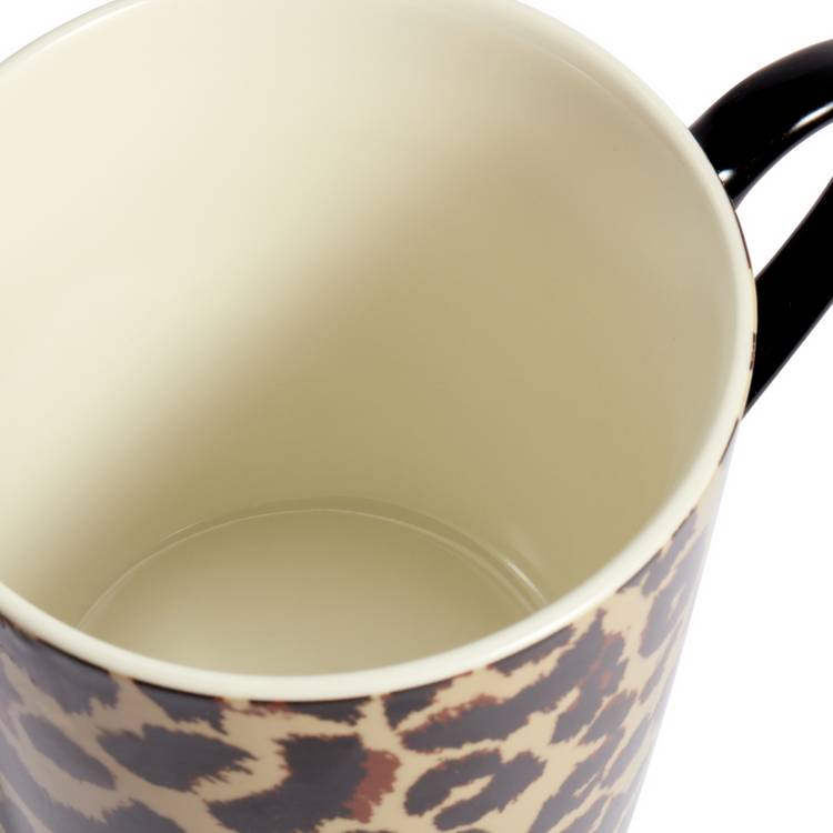 Argos Home animal print mugs set of 2 brown - British product