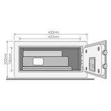 Yale digital locking laptop safe 43cm (British brand)