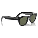Ray-Ban smart glasses shiny black polarized green (British brand)