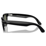 Ray-Ban smart glasses shiny black polarized green (British brand)