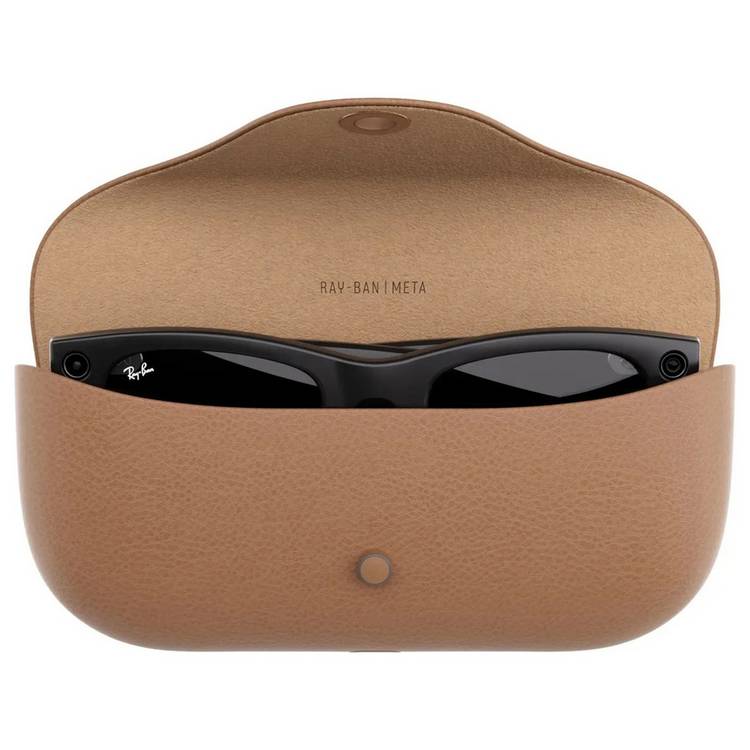 Ray-Ban smart glasses shiny black polarized green (British brand)