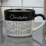 Personalised Ceramic Mug Black 450ml (British brand)