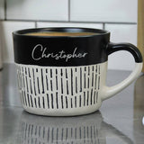 Argos Personalised Name Only Dipped Ceramic Mug Black 450ml- Buy online at McGrocer