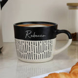 Personalised Ceramic Mug Black 450ml (British brand)