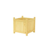 Argos McGregor Wooden Square Planter 33 Litre- Buy online at McGrocer